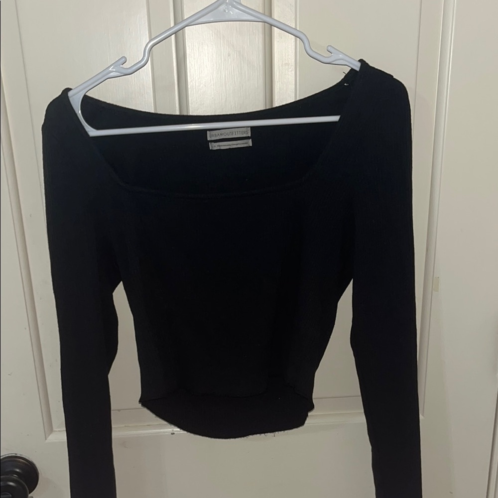 Urban outfitters Black Long Sleeve Top